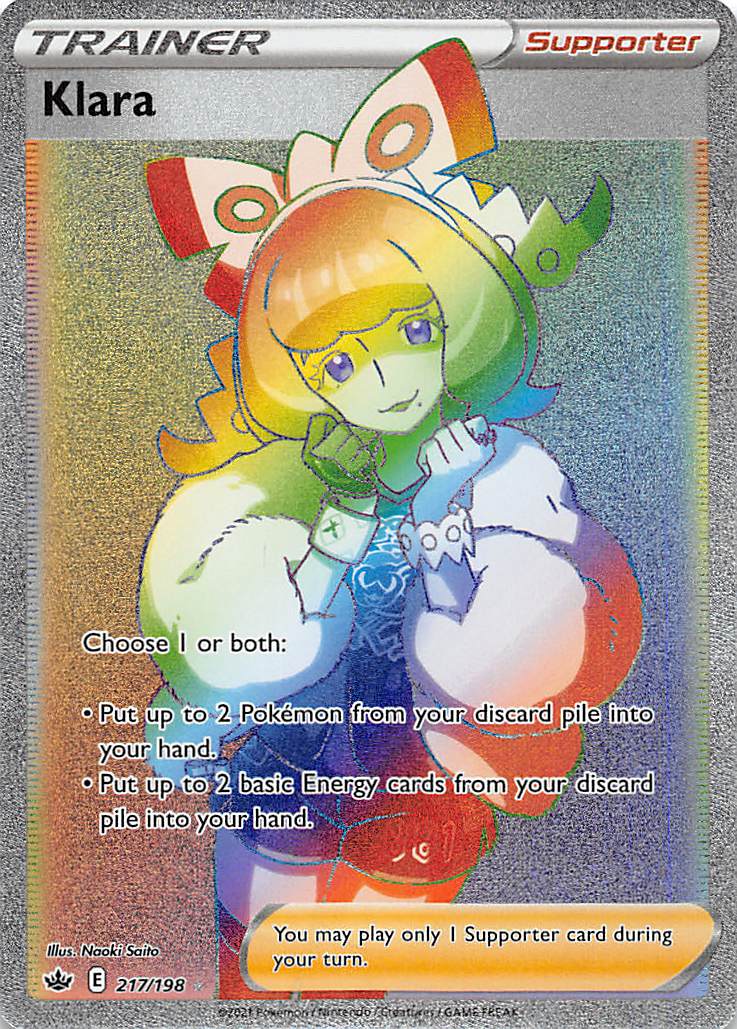 Klara (217/198) [Sword & Shield: Chilling Reign] | Good Games Morley