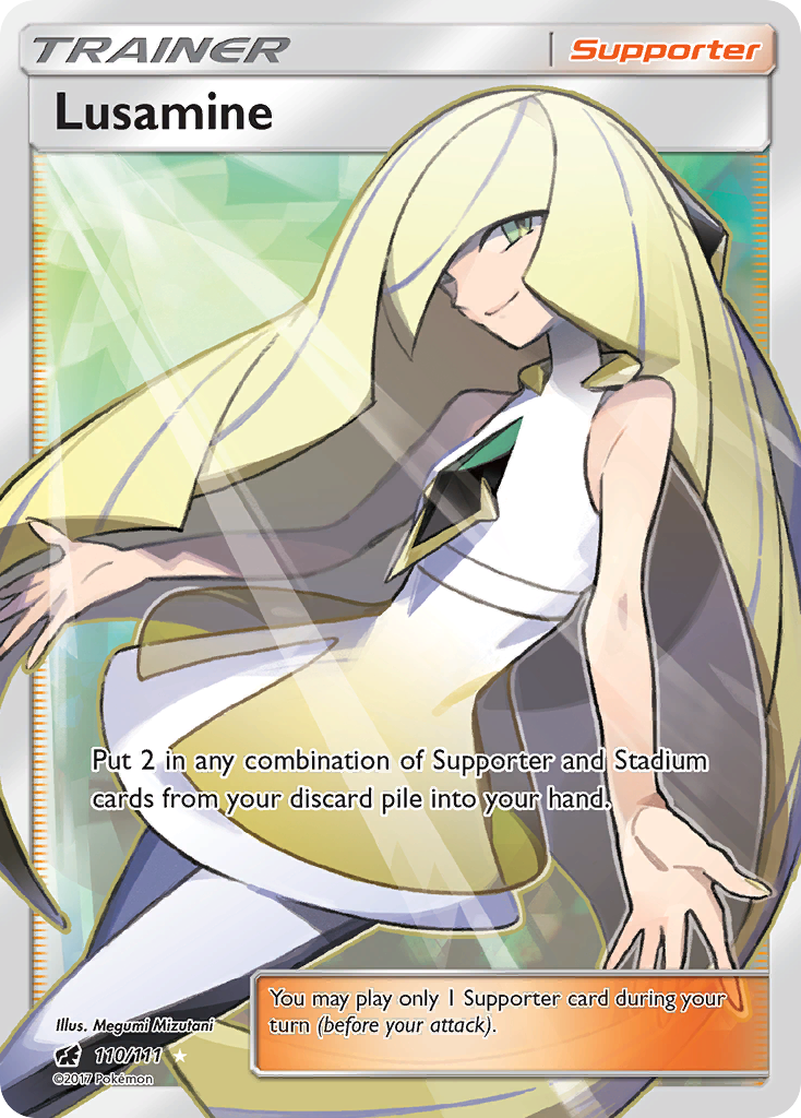 Lusamine (110/111) [Sun & Moon: Crimson Invasion] | Good Games Morley