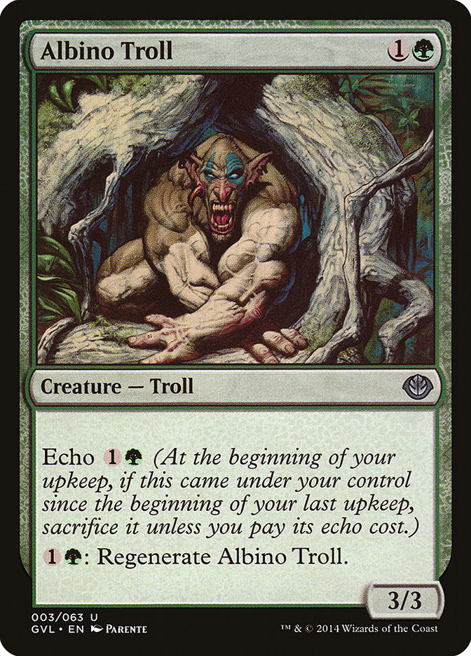 Albino Troll (Garruk vs. Liliana) [Duel Decks Anthology] | Good Games Morley
