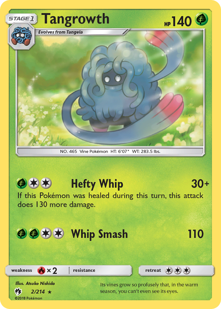 Tangrowth (2/214) [Sun & Moon: Lost Thunder] | Good Games Morley