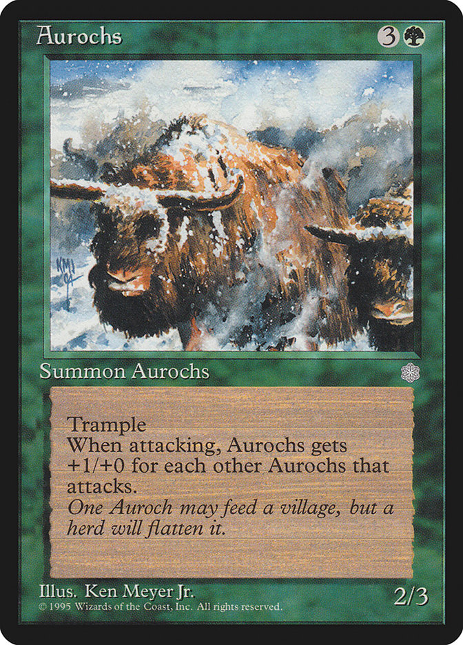 Aurochs [Ice Age] | Good Games Morley