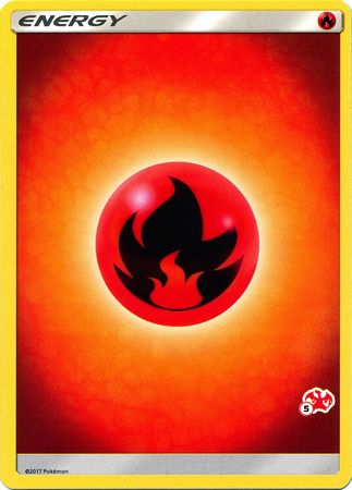 Fire Energy (Charizard Stamp #5) [Battle Academy 2020] | Good Games Morley