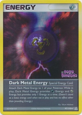 Dark Metal Energy (97/110) (Stamped) [EX: Holon Phantoms] | Good Games Morley