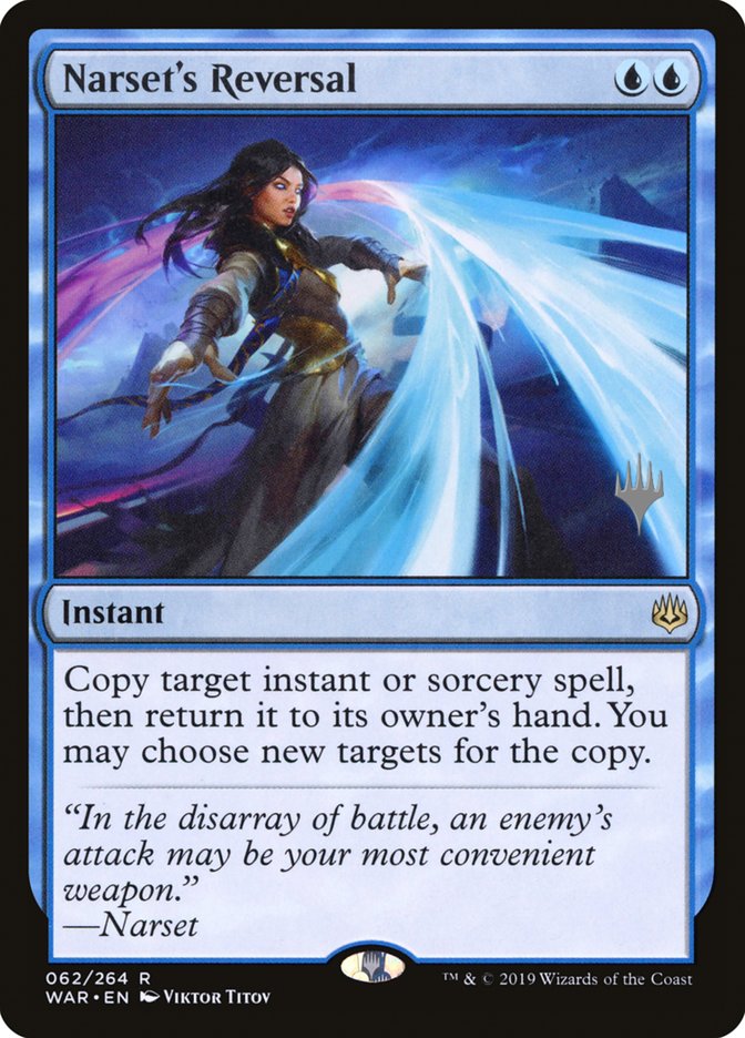 Narset's Reversal (Promo Pack) [War of the Spark Promos] | Good Games Morley