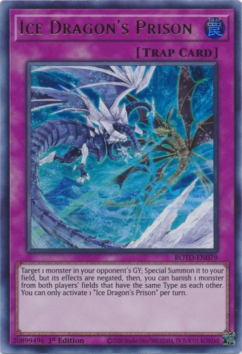 Ice Dragon's Prison [ROTD-EN079] Ultra Rare | Good Games Morley