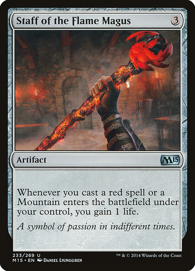 Staff of the Flame Magus [Magic 2015] | Good Games Morley