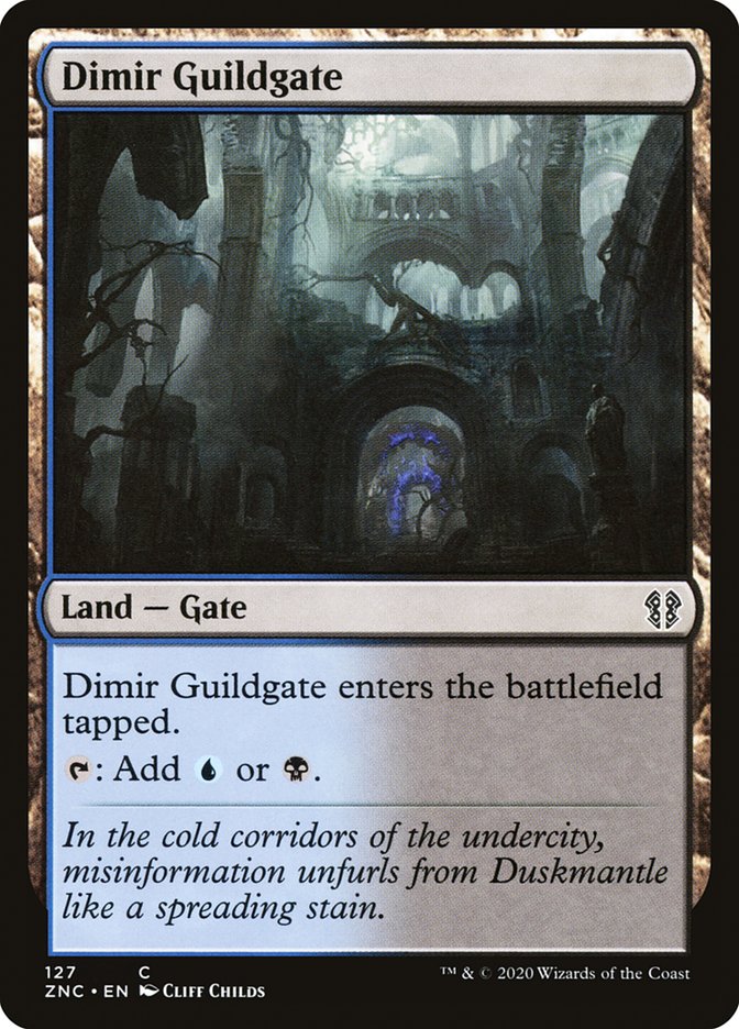 Dimir Guildgate [Zendikar Rising Commander] | Good Games Morley