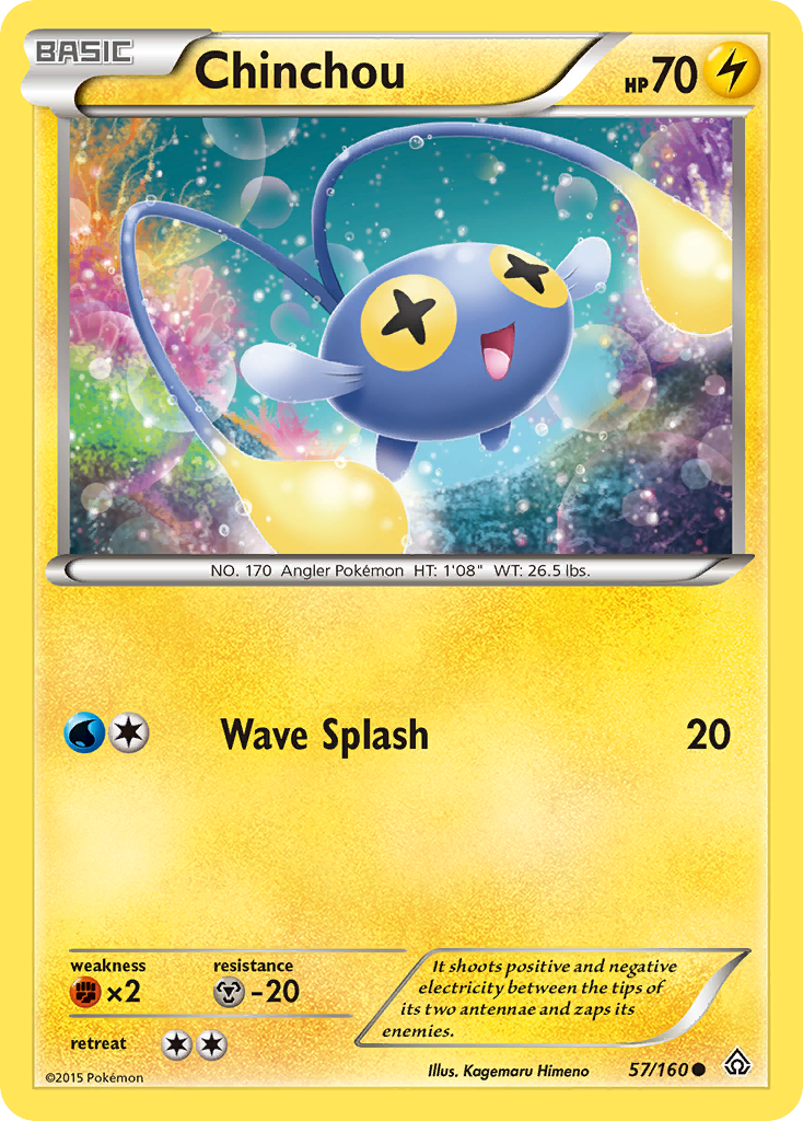 Chinchou (57/160) [XY: Primal Clash] | Good Games Morley