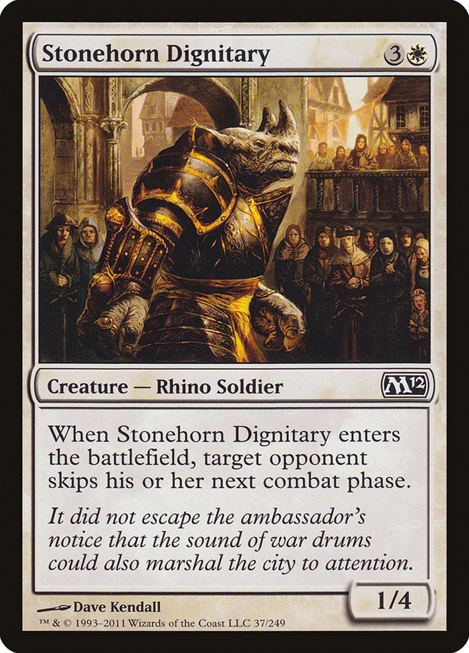Stonehorn Dignitary [Magic 2012] | Good Games Morley