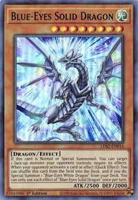 Blue-Eyes Solid Dragon (Green) [LDS2-EN014] Ultra Rare | Good Games Morley
