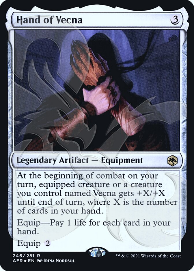 Hand of Vecna (Ampersand Promo) [Dungeons & Dragons: Adventures in the Forgotten Realms Promos] | Good Games Morley