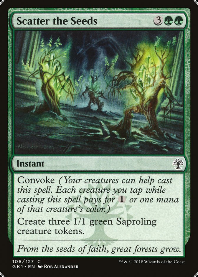 Scatter the Seeds [Guilds of Ravnica Guild Kit] | Good Games Morley