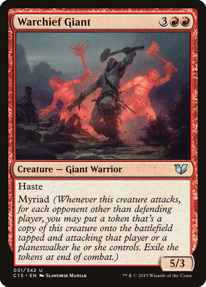 Warchief Giant [Commander 2015] | Good Games Morley