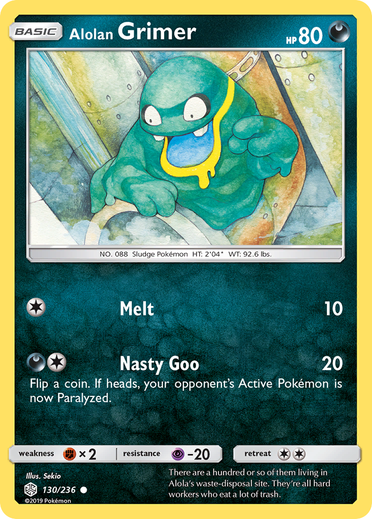 Alolan Grimer (130/236) [Sun & Moon: Cosmic Eclipse] | Good Games Morley