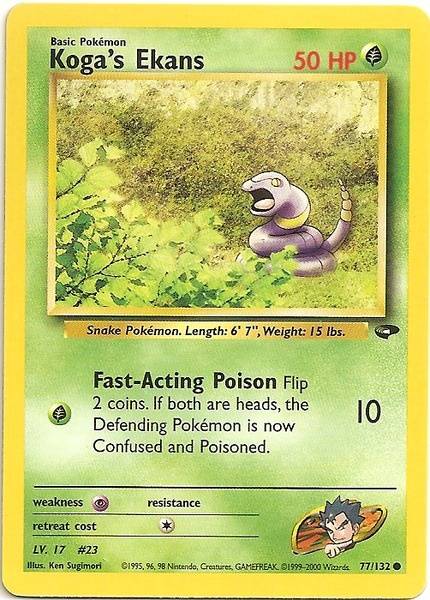 Koga's Ekans (77/132) [Gym Challenge Unlimited] | Good Games Morley