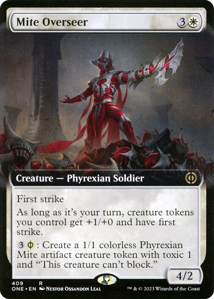 Mite Overseer (Extended Art) [Phyrexia: All Will Be One] | Good Games Morley