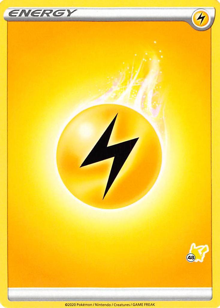 Lightning Energy (Pikachu Stamp #48) [Battle Academy 2022] | Good Games Morley