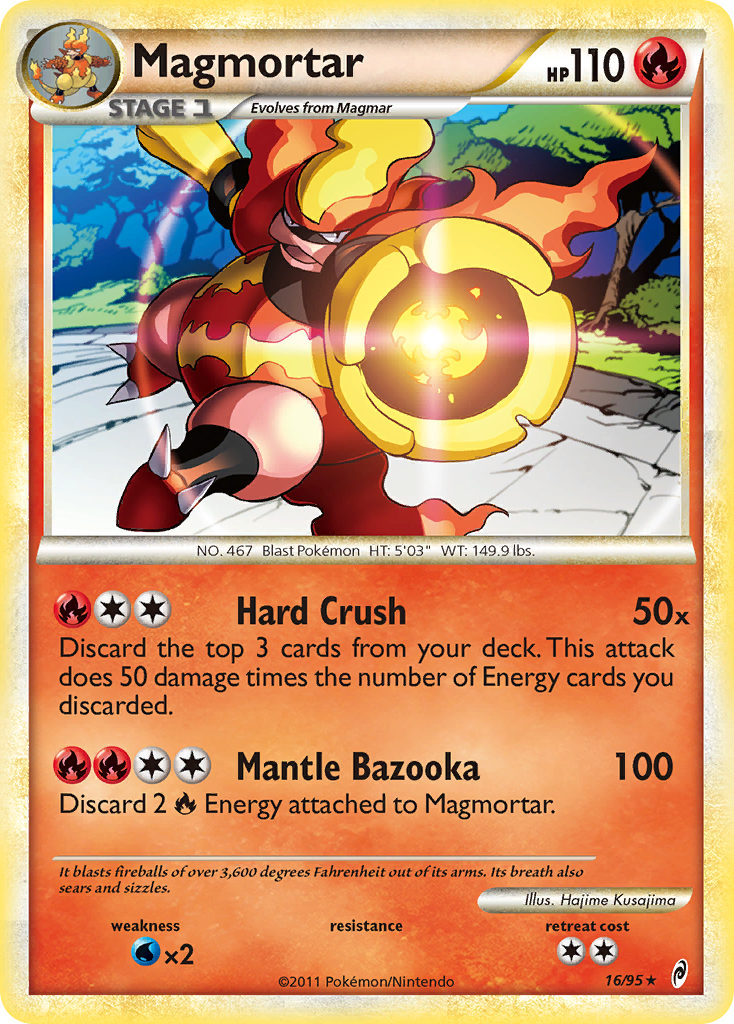 Magmortar (16/95) [HeartGold & SoulSilver: Call of Legends] | Good Games Morley