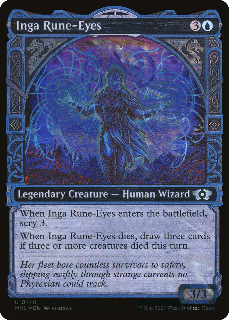 Inga Rune-Eyes (Halo Foil) [Multiverse Legends] | Good Games Morley