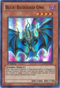 Blue-Blooded Oni [GENF-EN034] Super Rare | Good Games Morley