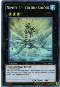 Number 17: Leviathan Dragon [GENF-EN039] Ghost Rare | Good Games Morley