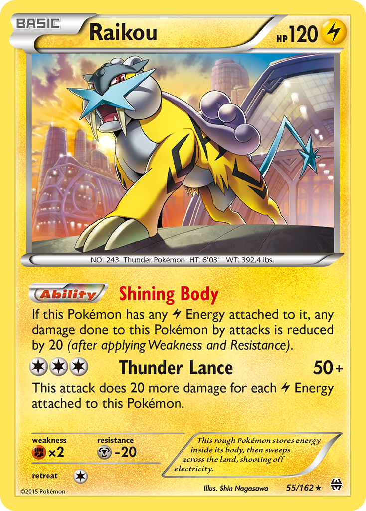 Raikou (55/162) [XY: BREAKthrough] | Good Games Morley