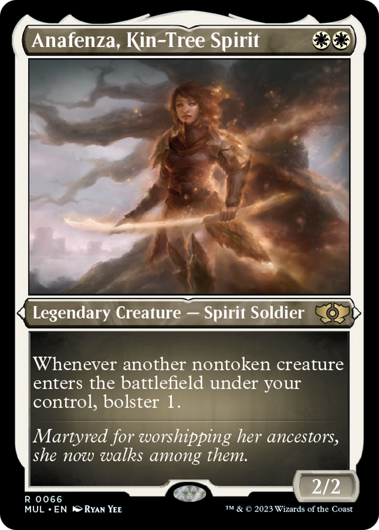 Anafenza, Kin-Tree Spirit (Foil Etched) [Multiverse Legends] | Good Games Morley