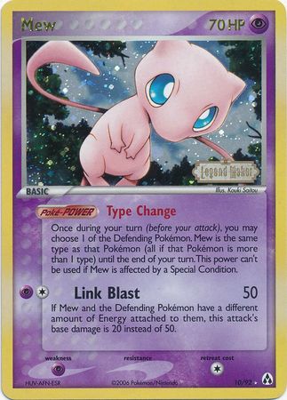 Mew (10/92) (Stamped) [EX: Legend Maker] | Good Games Morley