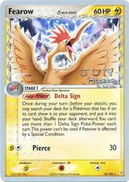 Fearow (18/100) (Delta Species) (Flyvees - Jun Hasebe) [World Championships 2007] | Good Games Morley