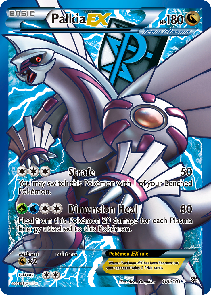 Palkia EX (100/101) [Black & White: Plasma Blast] | Good Games Morley