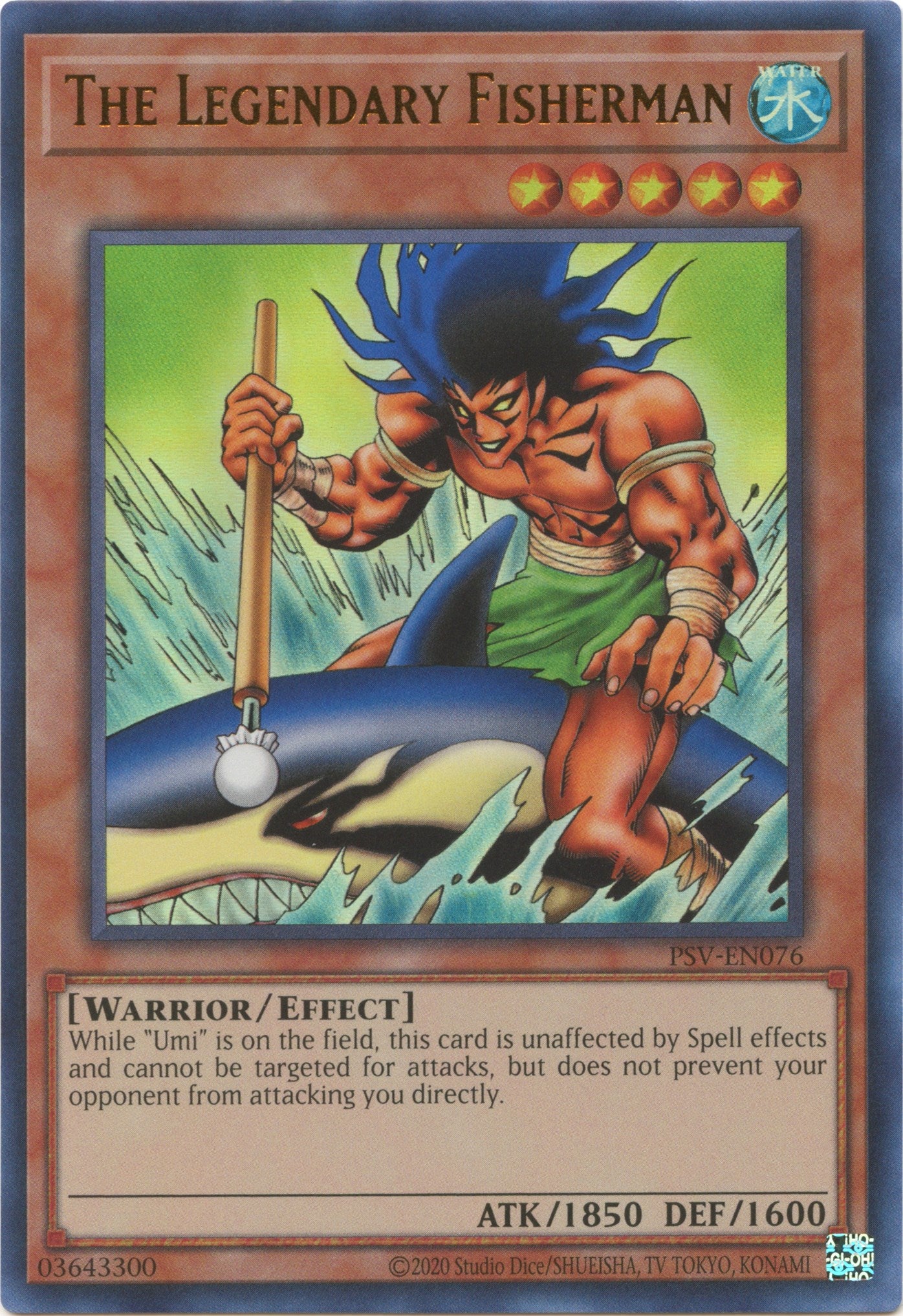 The Legendary Fisherman (25th Anniversary) [PSV-EN076] Ultra Rare | Good Games Morley