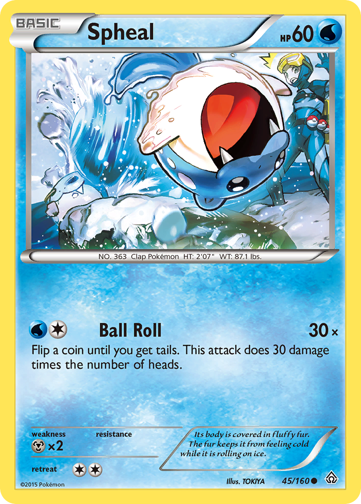 Spheal (45/160) [XY: Primal Clash] | Good Games Morley