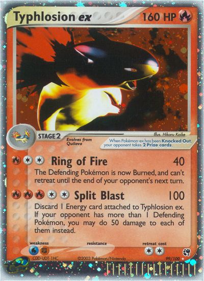 Typhlosion ex (99/100) [EX: Sandstorm] | Good Games Morley