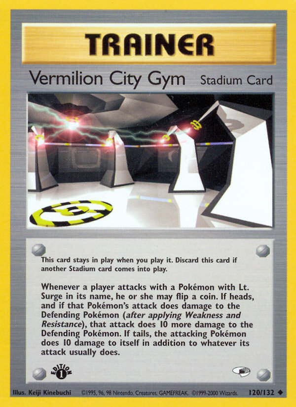 Vermilion City Gym (120/132) [Gym Heroes 1st Edition] | Good Games Morley
