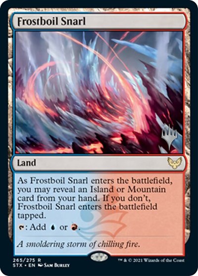 Frostboil Snarl (Promo Pack) [Strixhaven: School of Mages Promos] | Good Games Morley