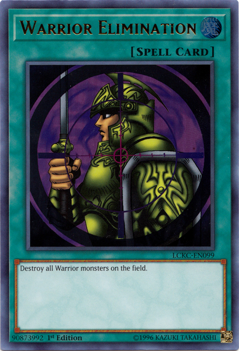 Warrior Elimination [LCKC-EN099] Ultra Rare | Good Games Morley