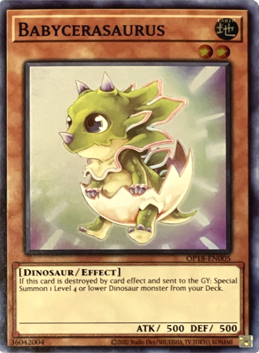 Babycerasaurus [OP18-EN005] Super Rare | Good Games Morley