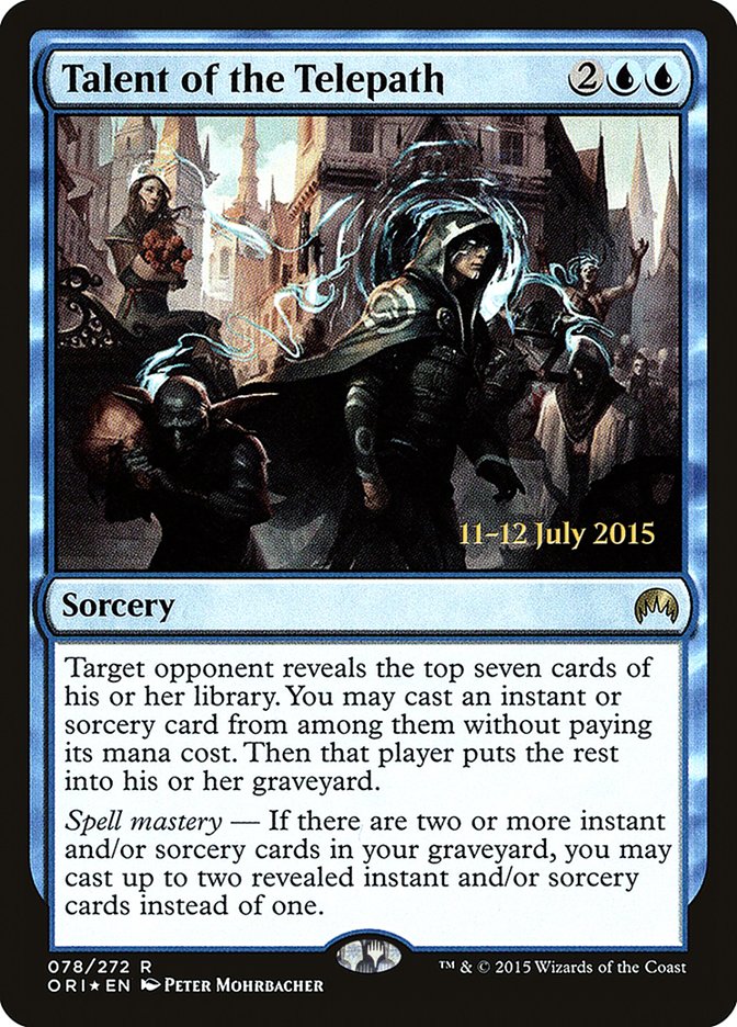 Talent of the Telepath [Magic Origins Prerelease Promos] | Good Games Morley