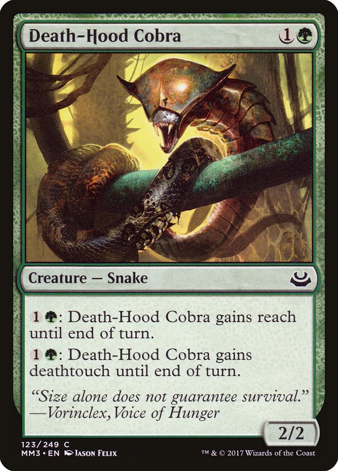 Death-Hood Cobra [Modern Masters 2017] | Good Games Morley