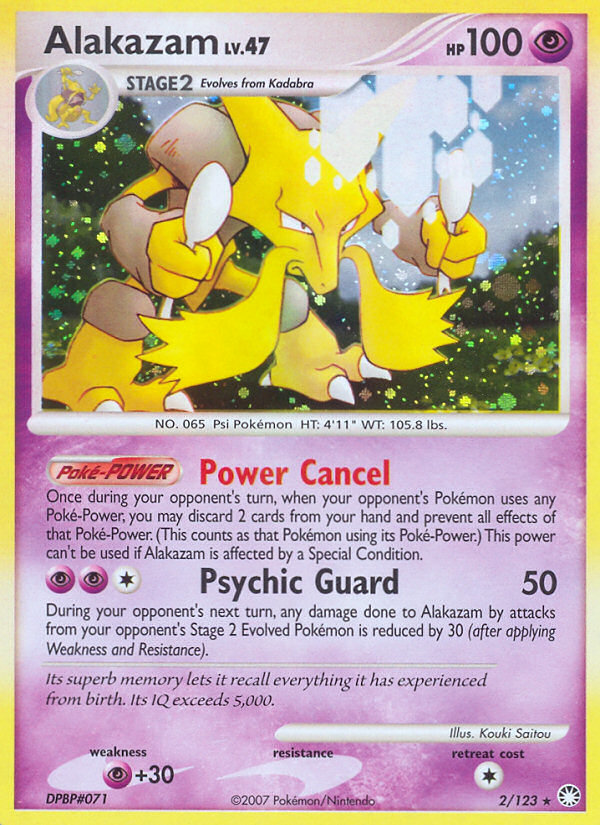 Alakazam (2/123) [Diamond & Pearl: Mysterious Treasures] | Good Games Morley
