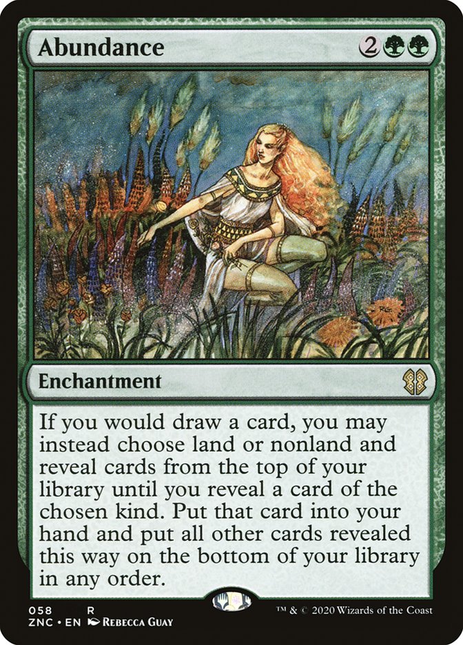 Abundance [Zendikar Rising Commander] | Good Games Morley