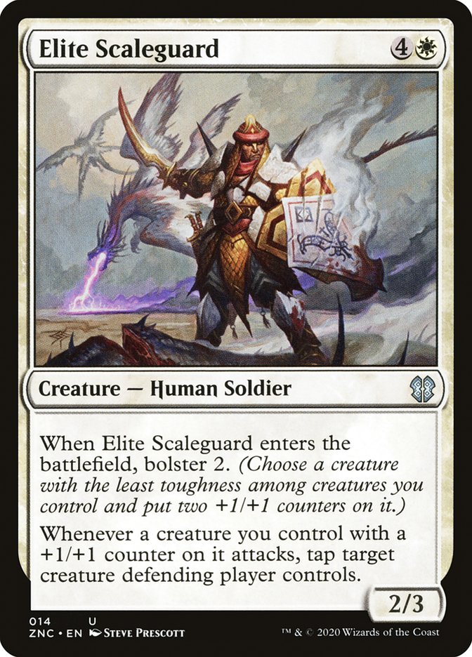 Elite Scaleguard [Zendikar Rising Commander] | Good Games Morley
