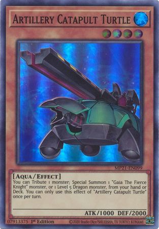 Artillery Catapult Turtle [MP21-EN099] Super Rare | Good Games Morley