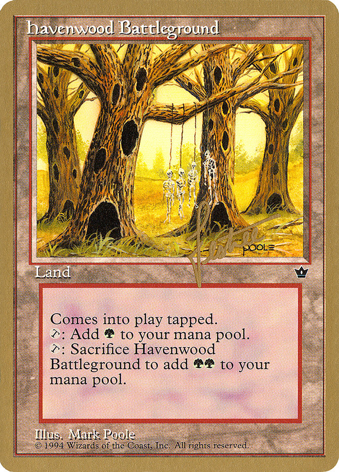Havenwood Battleground (Bertrand Lestree) [Pro Tour Collector Set] | Good Games Morley