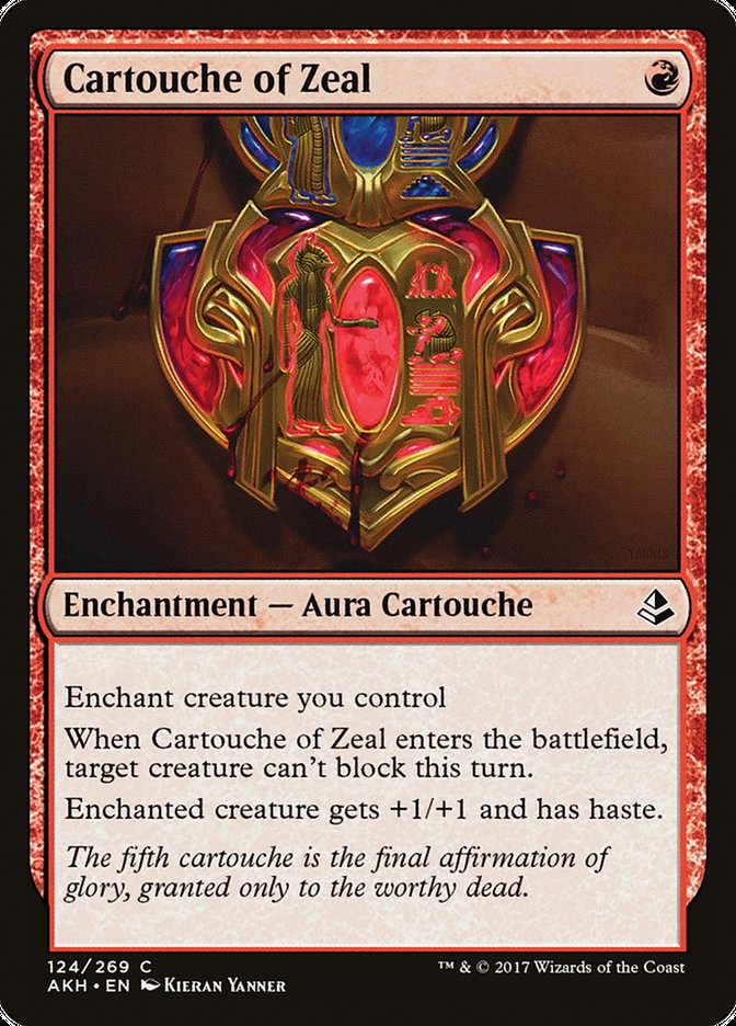 Cartouche of Zeal [Amonkhet] | Good Games Morley