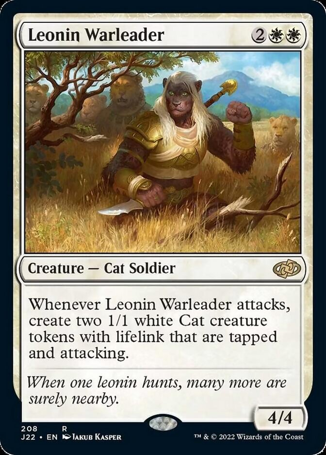 Leonin Warleader [Jumpstart 2022] | Good Games Morley