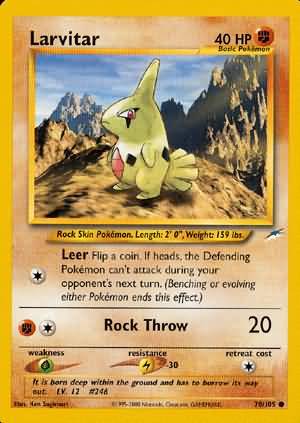 Larvitar (70/105) [Neo Destiny Unlimited] | Good Games Morley