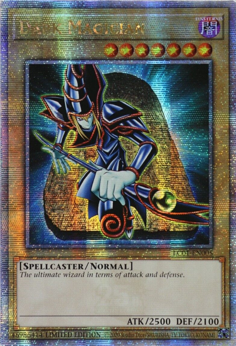 Dark Magician (25th Anniversary) [LC01-EN005] Quarter Century Secret Rare | Good Games Morley