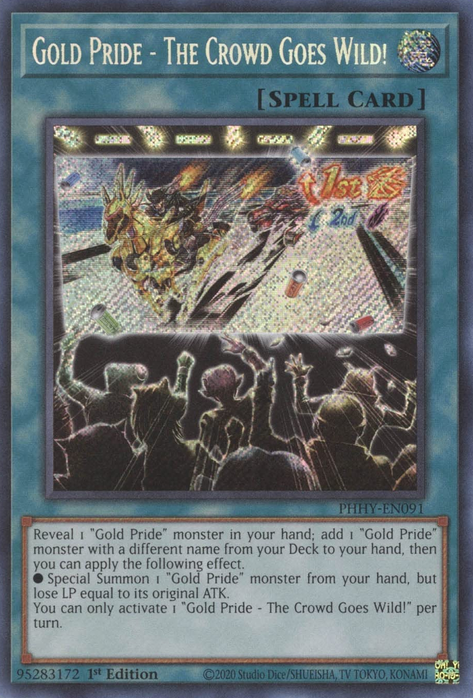 Gold Pride - The Crowd Goes Wild! [PHHY-EN091] Secret Rare | Good Games Morley