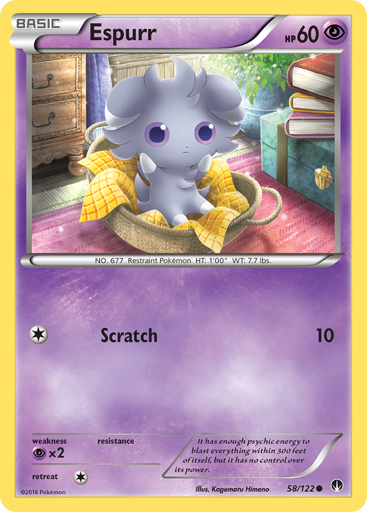 Espurr (58/122) [XY: BREAKpoint] | Good Games Morley